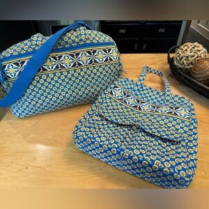 Vera Bradley travel bag set
